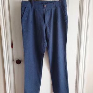 Patagonia Island Hemp Pants Regular Fit NWT Size 10 Stone Blue